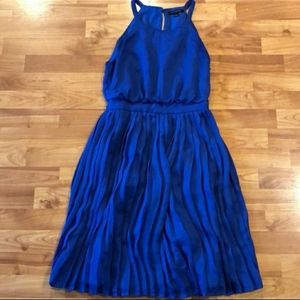 Banana Republic Pleated Fit & Flare Cocktail Dress
